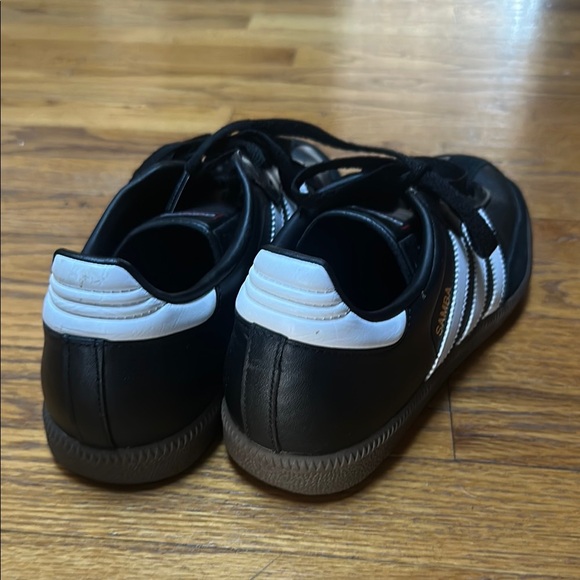 Adidas Black and White Sambas with Gum Sole - Picture 3 of 3